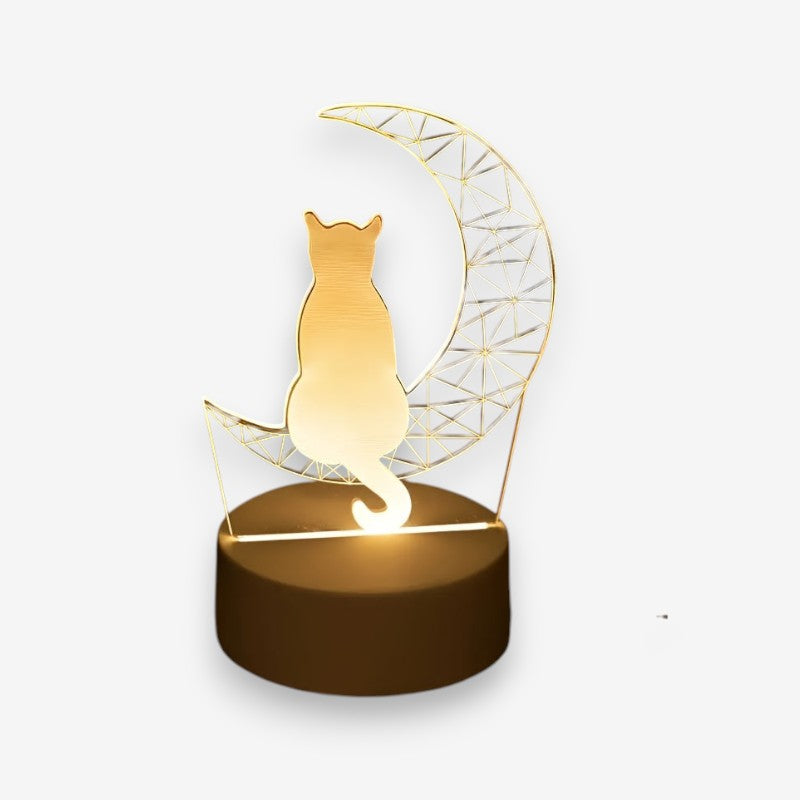 Lampe Nuit LED Lune Design Élégant - PanierRoyale