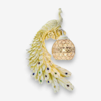 Lampe Murale Décorative Élégante en Forme de Paon