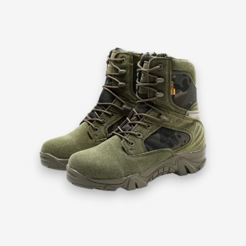 Bottines Combat Lacets Rapides et Confortables