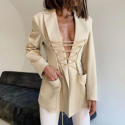 Veste femme chic manche longue hiver