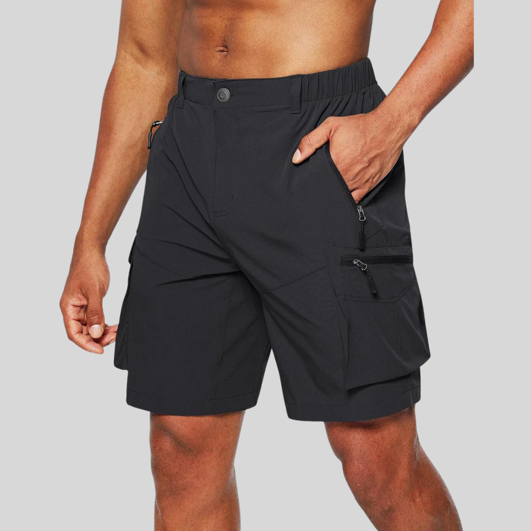 Short de randonnée homme imperméable pour plein air