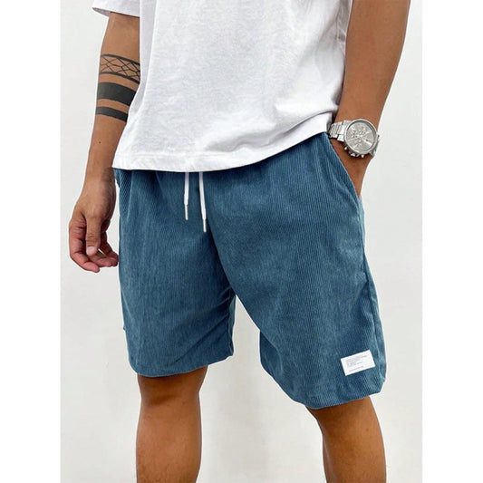 Pantalon Court Décontracté avec Poches et Ceinture Élastique - PanierRoyale