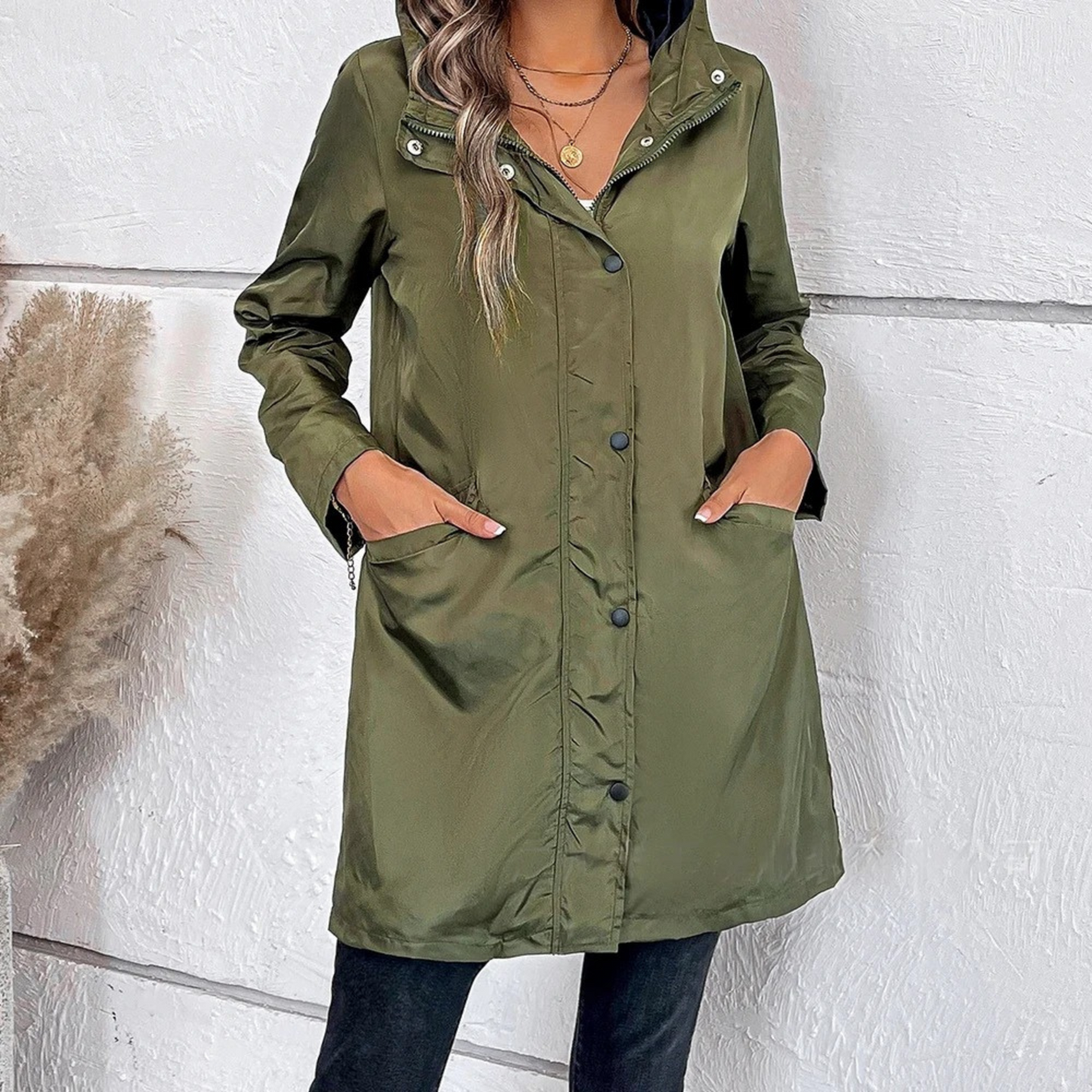 Veste Imperméable Femme Légère avec Capuchon - PanierRoyale