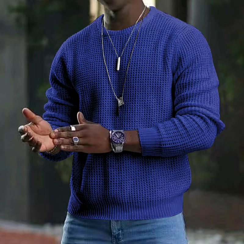 Pull Homme Classique Manches Longues Coton