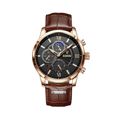 Montre Femme Minimaliste avec Cadran Blanc et Bracelet Cuir