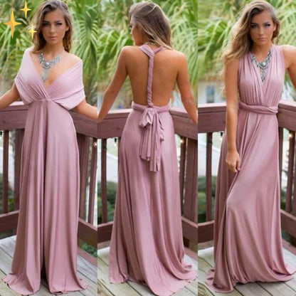 Robe Cocktail Élégante Sans Manches Décolleté Plongeant