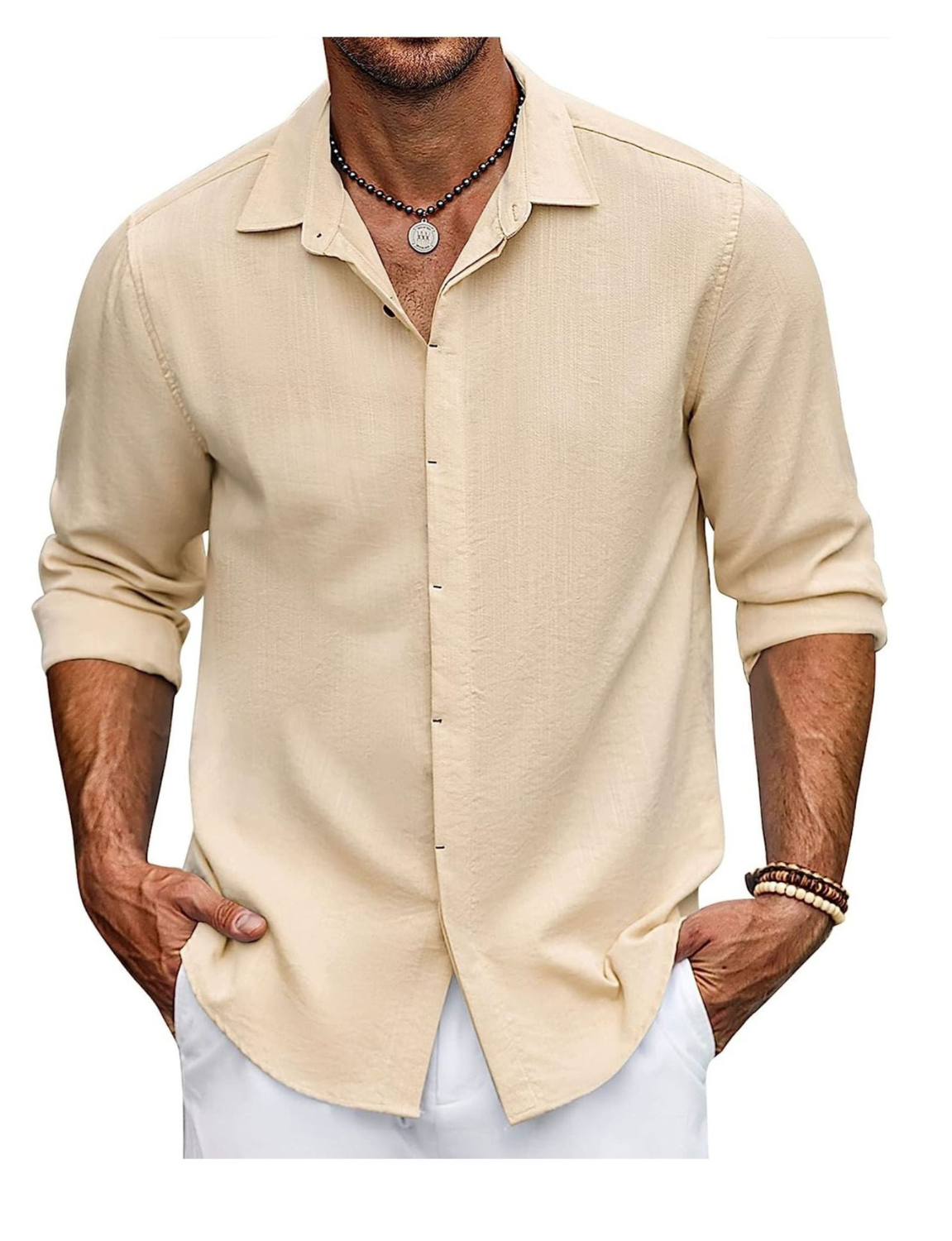 Chemise Homme Coton Manche Courte Été