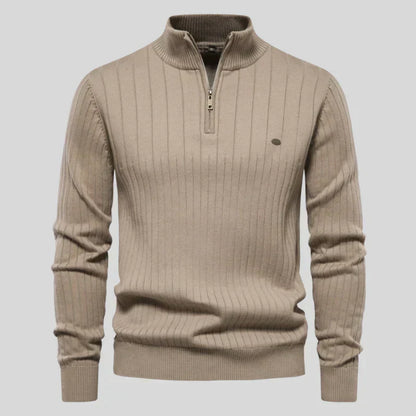 Pull Homme Manches Longues Zippé pour Tous les Jours