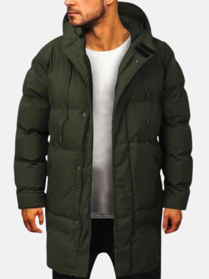 Parka Homme Imperméable Hiver avec Doublure Chaude et Design Moderne