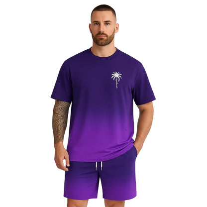 Ensemble Sport 2 Pièces T-shirt et Short Décontracté