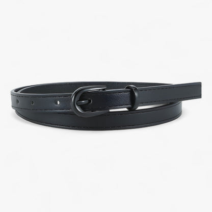 Ceinture Cuir Classique avec Boucle Simple et Taille Ajustable