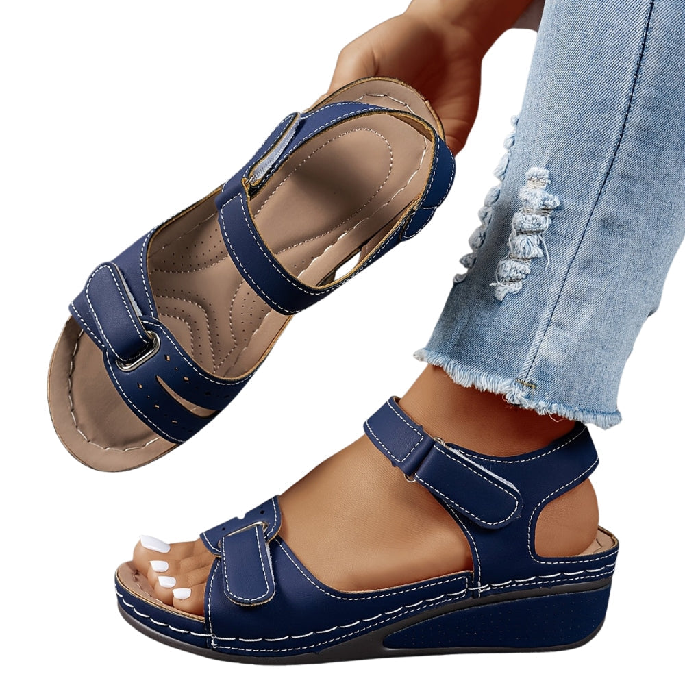 Sandales Été Bout Ouvert avec Sangle Réglable devient : Sandales Tropéziennes Bout Ouvert avec Sangle Ajustable