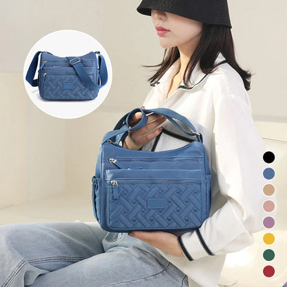 Sac bandoulière Femme Multipoches Léger et Compact