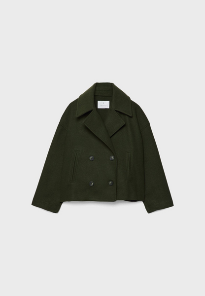 Veste Femme Chic Tailleur Cintré avec Col Pointu