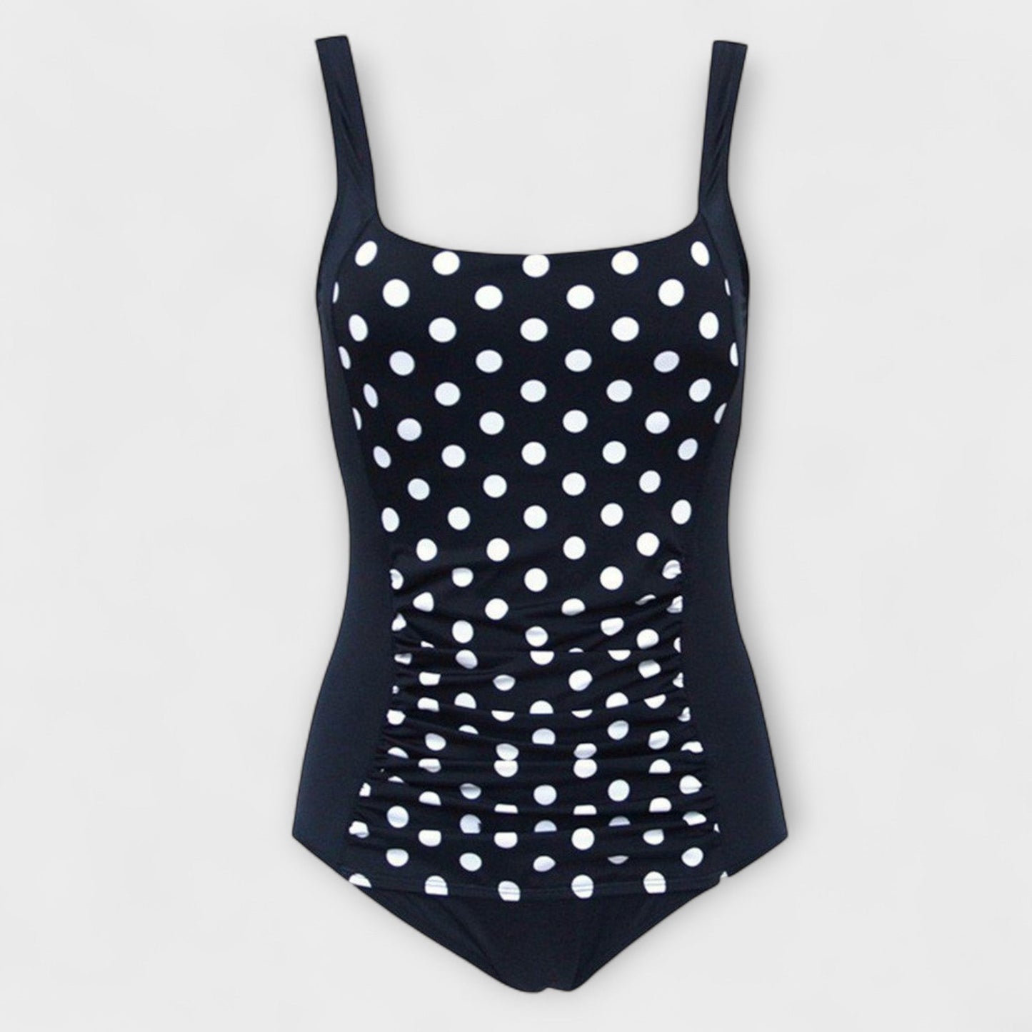 Maillot de bain une pièce Femme Col carré Froncé latéral Coupe