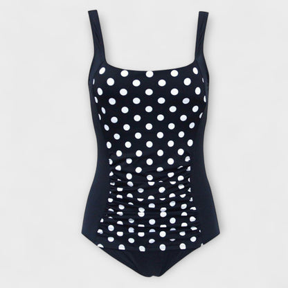 Maillot de bain une pièce Femme Col carré Froncé latéral Coupe