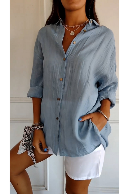 Chemise Femme Manche Courte Élégante et Légère