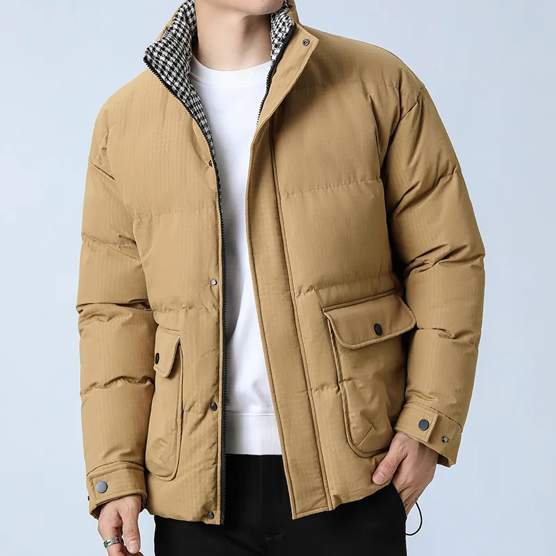 Veste Homme Hiver Élégante à Fermeture Éclair