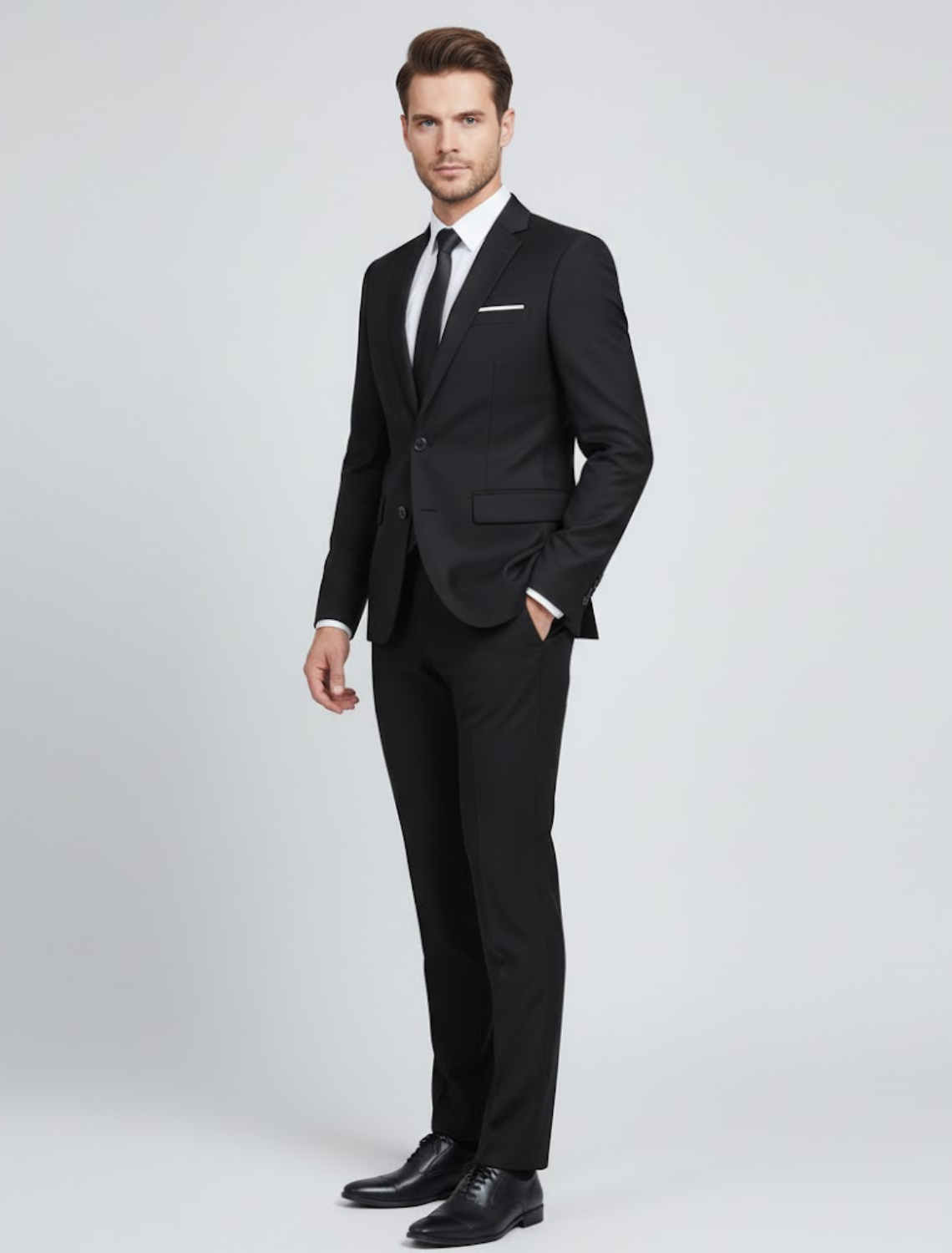 Costume Homme Printemps Deux Pièces Élégant