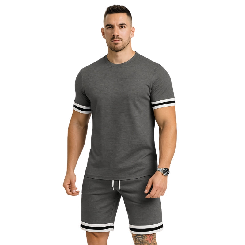 Tenue Sport Relaxante Homme T-shirt et Short de Sport
