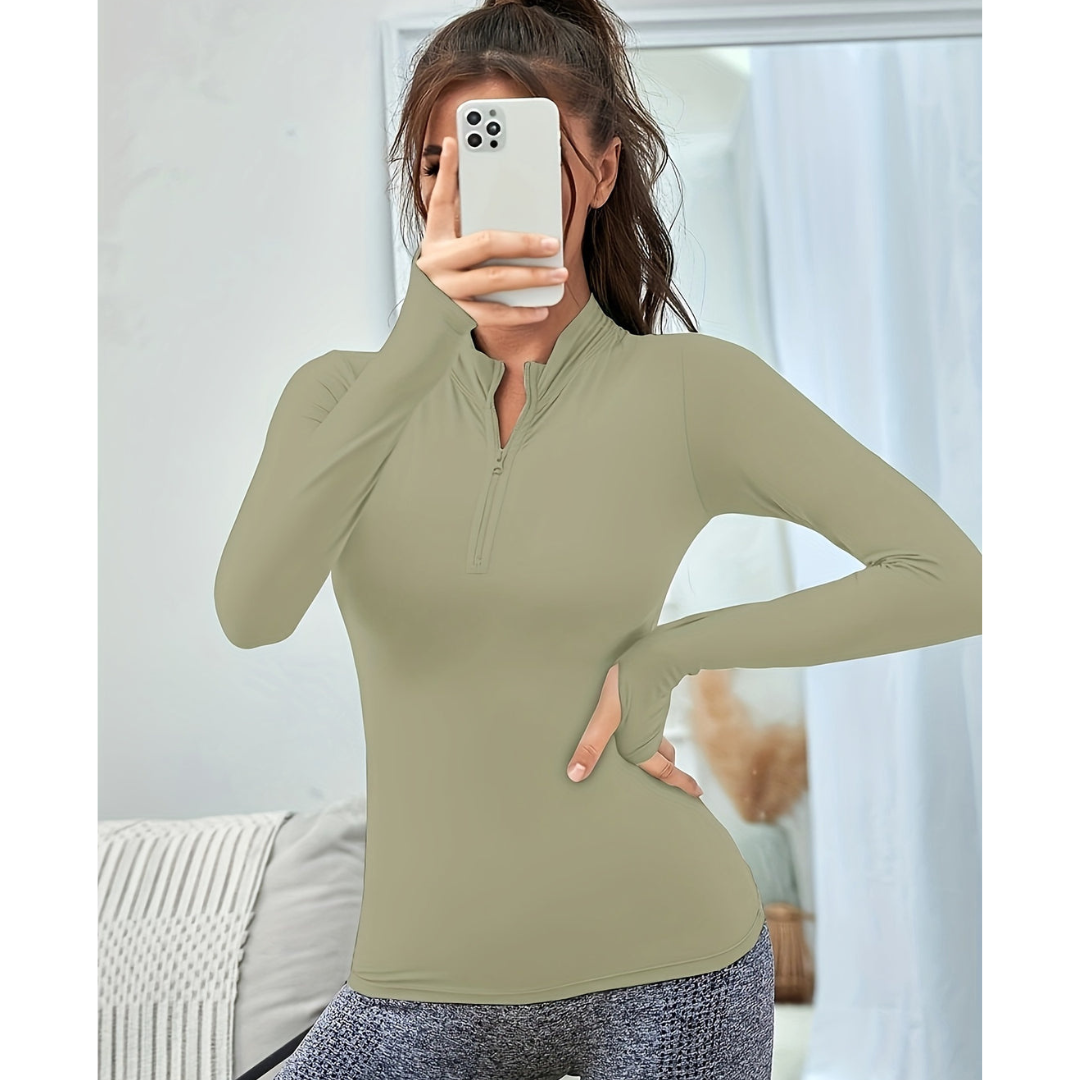 Pull femme manches longues démarrable confortable
