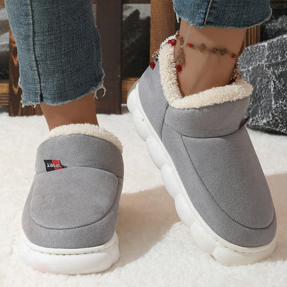 Bottines Femme Hiver Chaudes et Confortables en Fourrure Synthétique - PanierRoyale