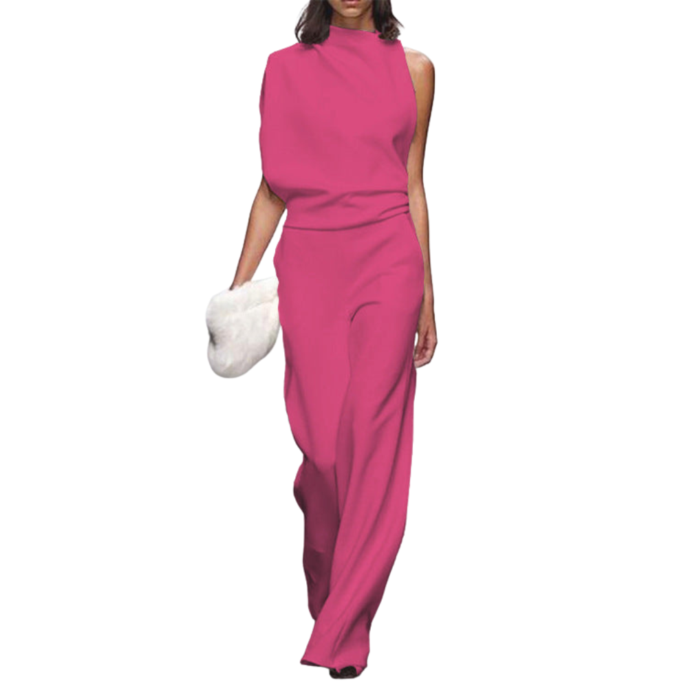 Combinaison Femelle Manches Courtes et Pantalon Large