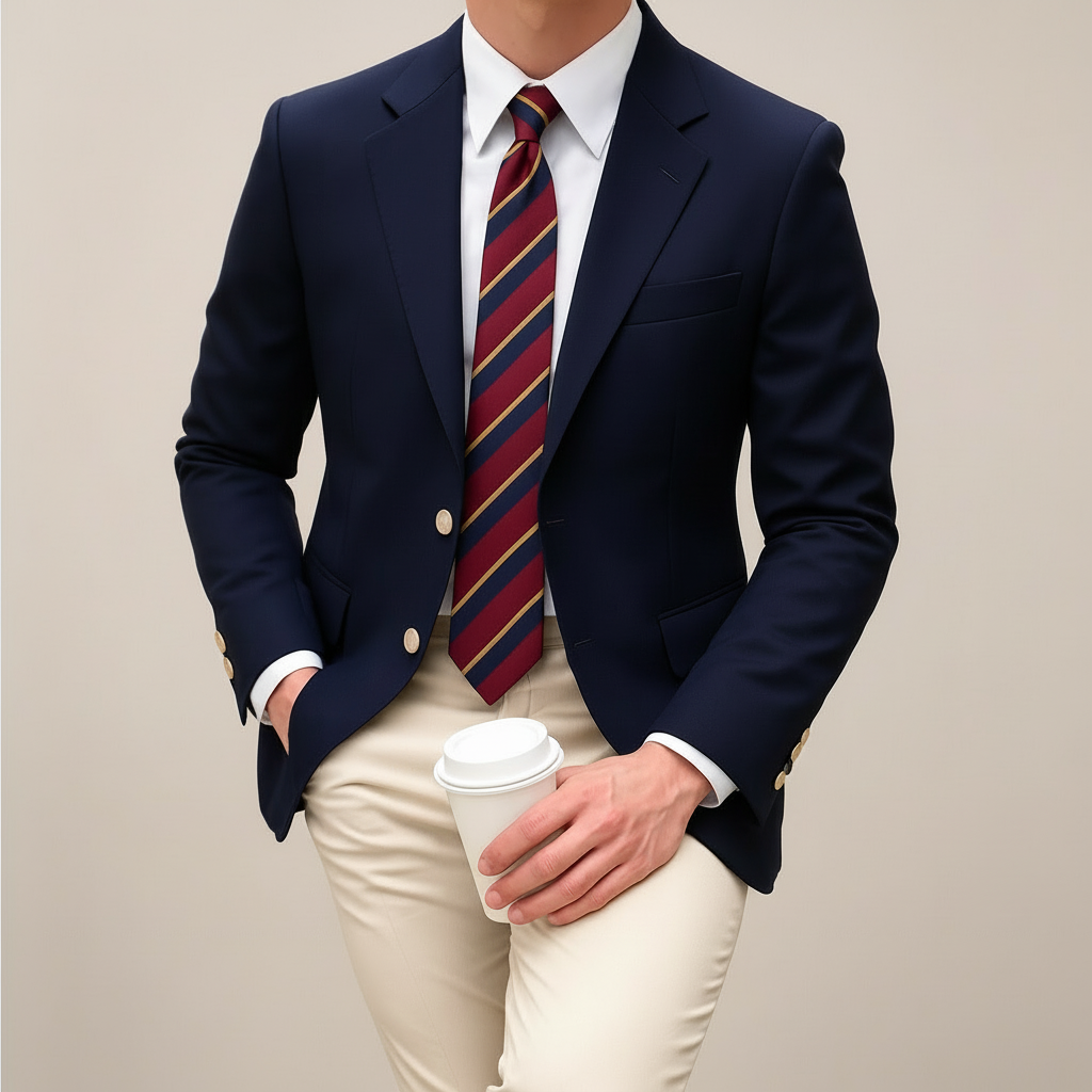 Blazer Homme Tailleur Printemps Élégant