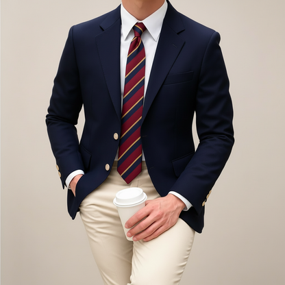 Blazer Homme Tailleur Printemps Élégant
