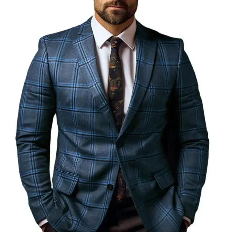Costume Homme Carreaux Élégant et Raffiné - BerlinGlamour