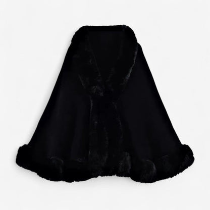 Poncho Grande Taille Doux avec Fermeture Éclair
