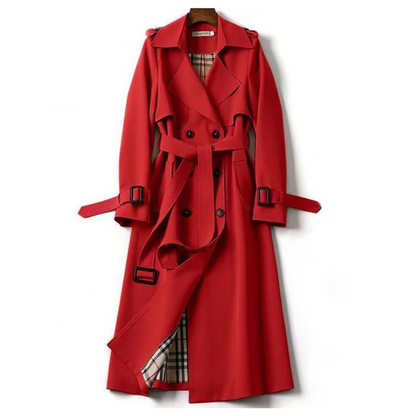 Manteau Trench Classique Taille Cintrée pour Femme