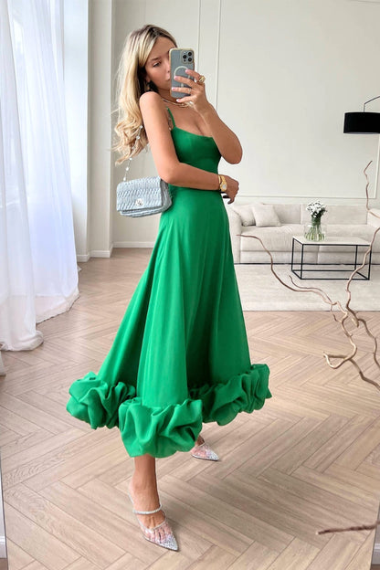 Robe de Mariage Élégante pour Femme avec Volants