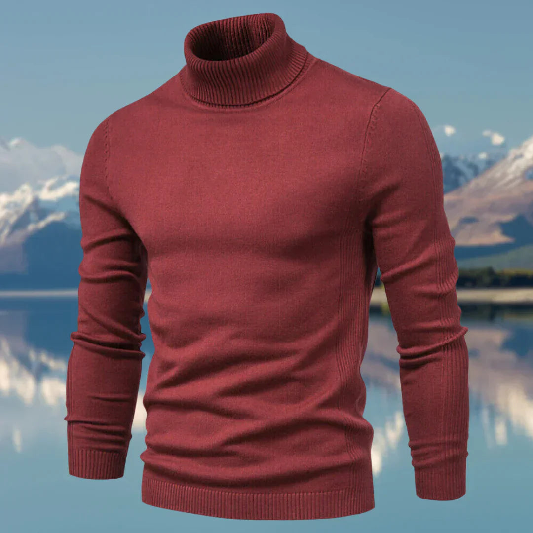 Pull Homme Col Roulé Chaud et Élégant pour Hiver