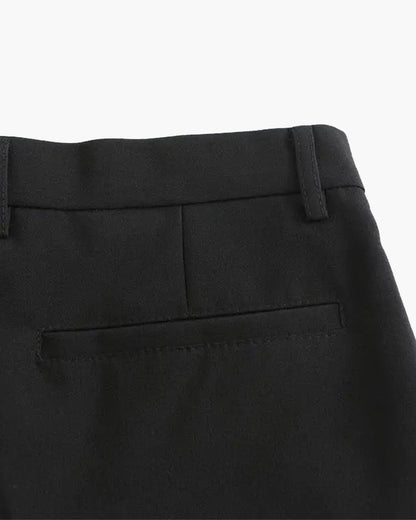 Pantalon Business Slim Fit Noir Élégant