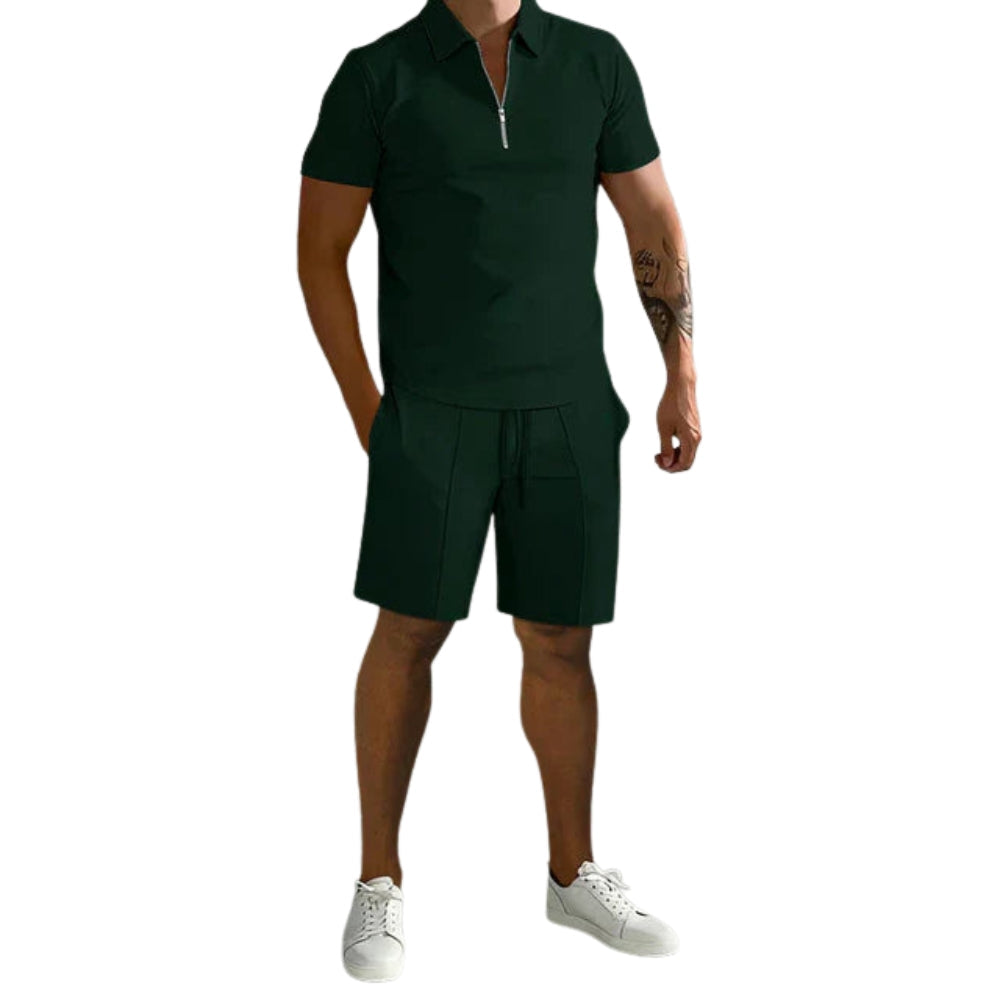 Ensemble décontracté Homme Chemise Légère et Short Sport
