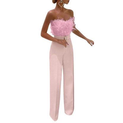Costume Femme Élégant Tailleur Pantalon