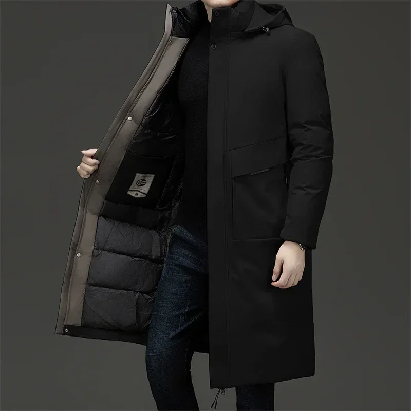 Parka Hiver Homme Longue Doudoune avec Capuche
