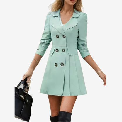 Manteau Femme Classique Longues Manches Élégant