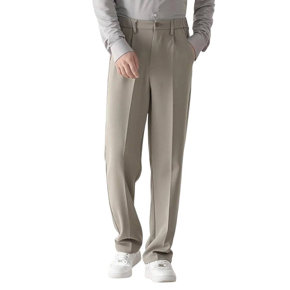 Pantalon Slim Fit avec Poches et Coupes Élégantes