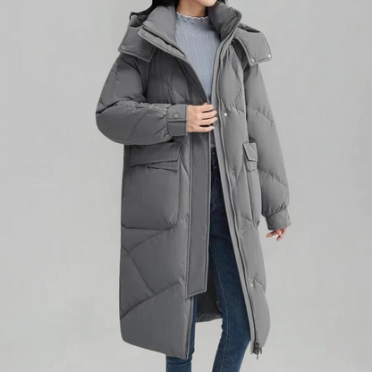 Doudoune Femme Longue Noir Élégante