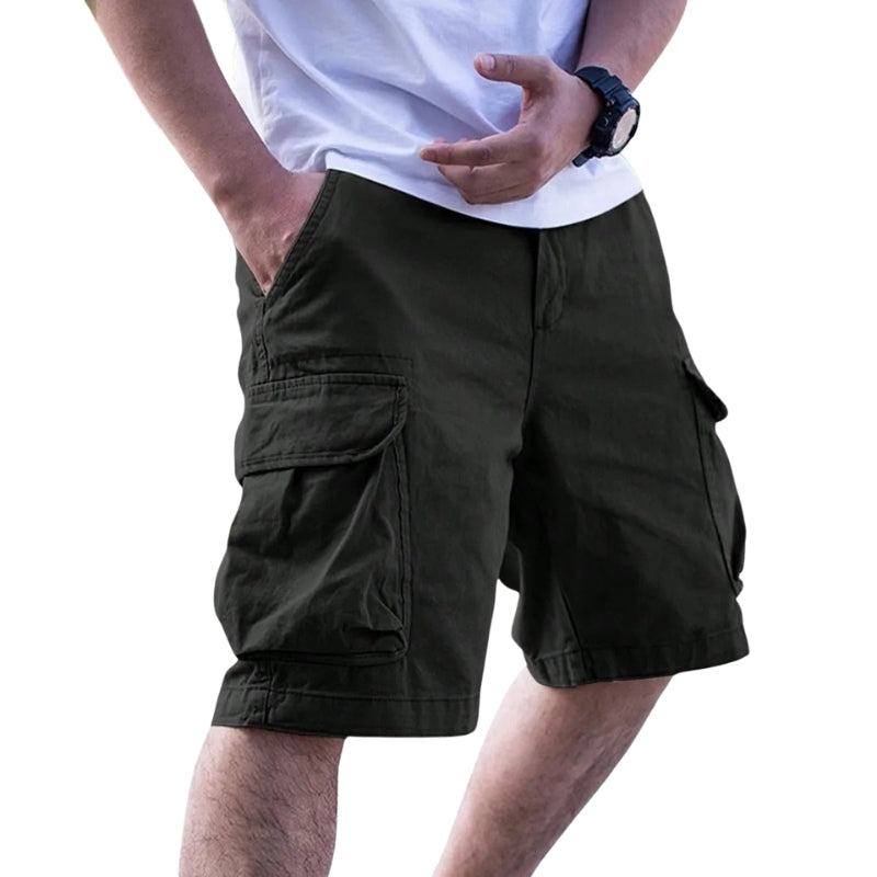 Pantalon Court Cargo avec Poches Latérales pour Homme