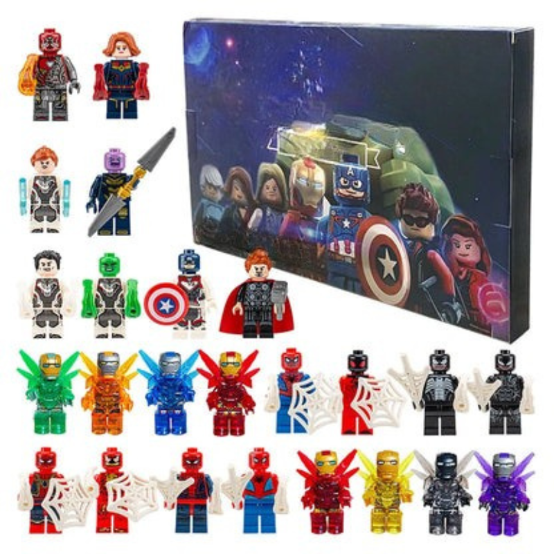 Calendrier de l'Avent Marvel pour Enfants avec Figurines Collectibles