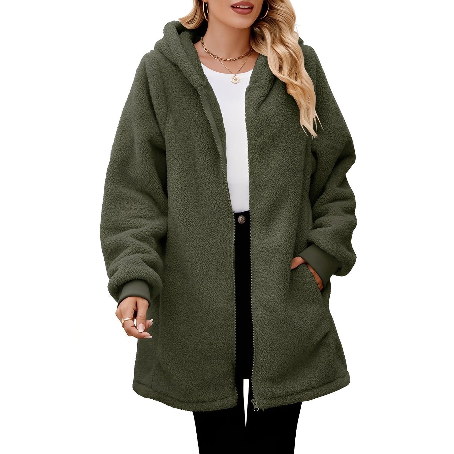 Veste Parka Femme imperméable avec Capuche pour Randonnée