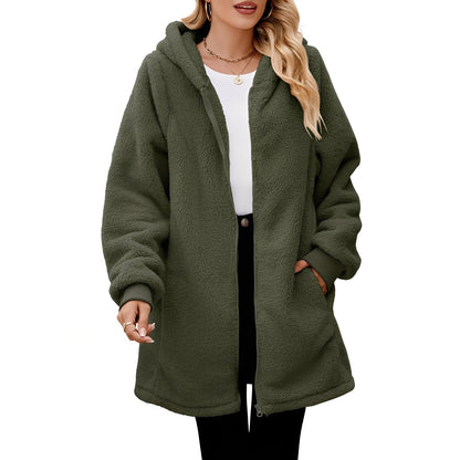 Veste Parka Femme imperméable avec Capuche pour Randonnée