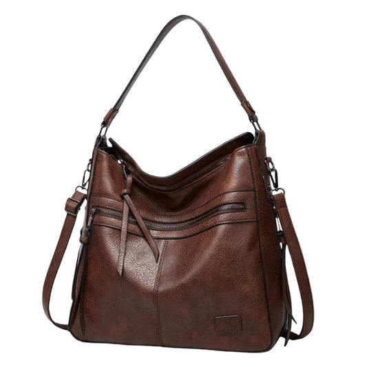 Sac à Main Femme Élégant avec Poches Zippées et Bretelle Réglable - PanierRoyale