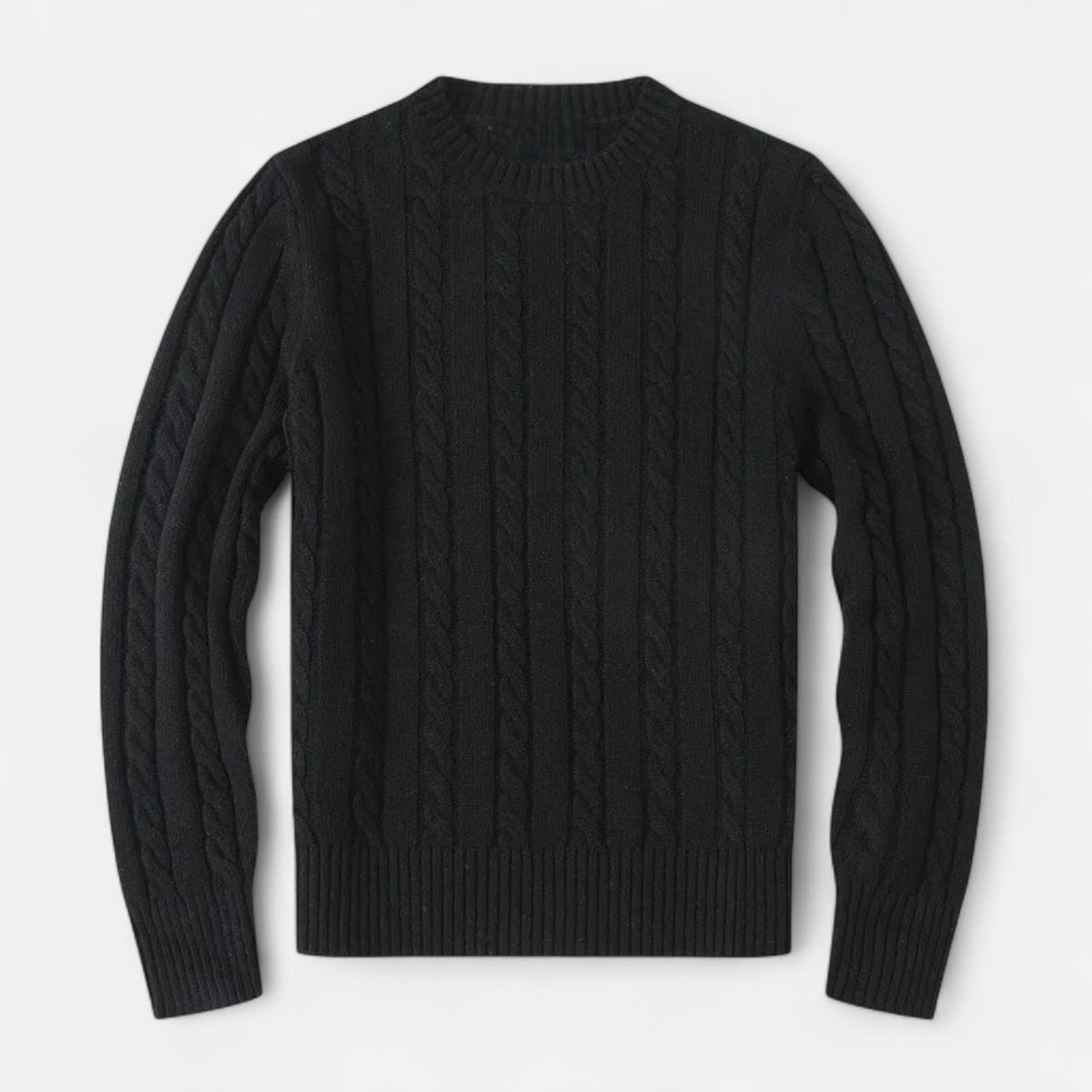 Pull Laine Mélange Brun Chaud