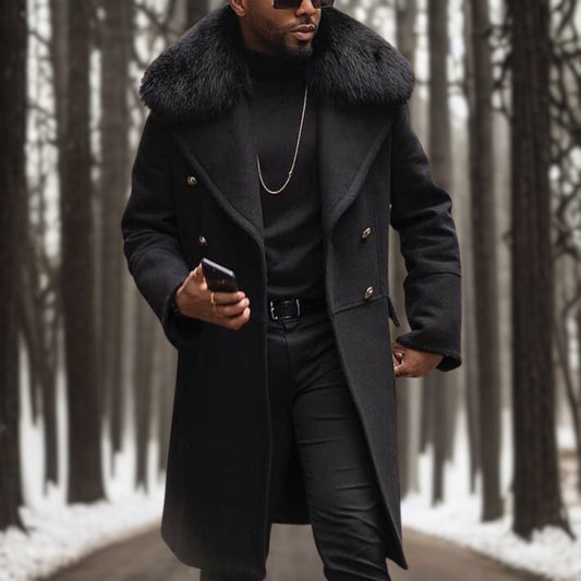Manteau Homme Hiver Chaud avec Capuchon et Fermeture Éclair - PanierRoyale
