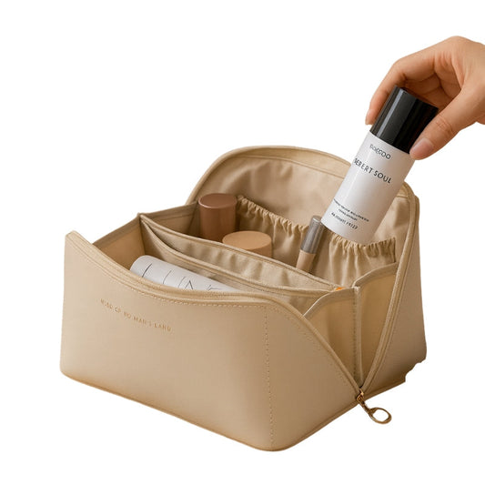 Sac de Toilette Organizer avec Poches et Fermeture Éclair - PanierRoyale