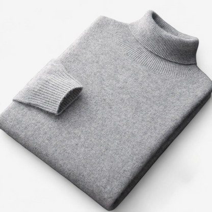 Pull Col Roulé Slim Fit Élégant pour Homme